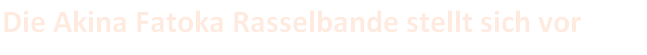 Die Akina Fatoka Rasselbande stellt sich vor